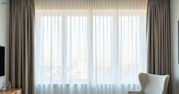 Freshly steam cleaned curtains in wurtulla QLD